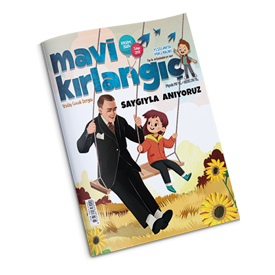 Mavi Kırlangıç Çocuk Dergisi - Kasım 2024 - 1